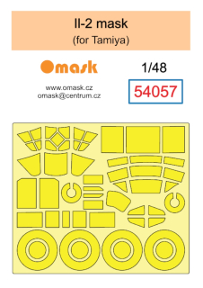 54057 1/48 Il-2 mask (for Tamiya)