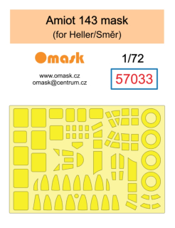 57033 1/72 Amiot 143 mask (for Heller/Směr)