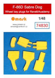 74830 1/48 F-86D Sabre Dog wheel bay plugs (for Revell/Academy)