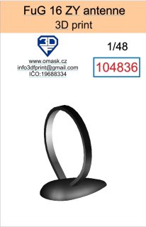 104836 1/48 FuG ZY antenne 3D print