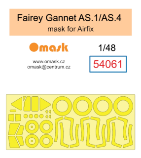 54061 1/48 Fairey Gannet AS.1/AS.4 mask (for Airfix)