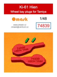 74839 1/48 Ki-61 Hien wheel bay plugs (for Tamiya)
