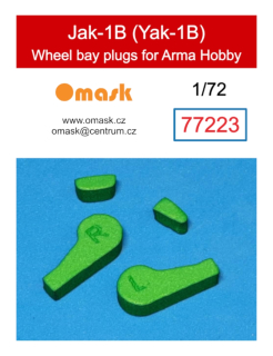 77223 1/72 Jak-1B (Yak-1B) wheel bay plugs (for Arma Hobby)