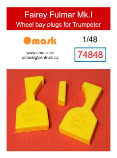 74848 1/48 Fairey Fulmar Mk.I wheel bay plugs (for Trumpeter)