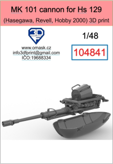 104841 1/48 MK 101 cannon for Hs 129