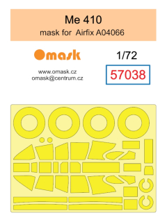 57038 1/72 Me 410 mask (for Airfix A04066)