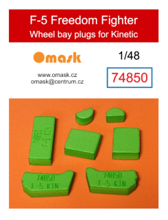 74850 1/48 F-5 Freedom Fighter wheel bay plugs (for Kinetic)
