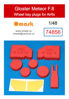 74856 1/48 Gloster Meteor F.8 wheel bay plugs (for Airfix)