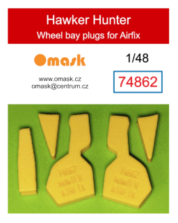 74862 1/48 Hawker Hunter wheel bay plugs (for Airfix)