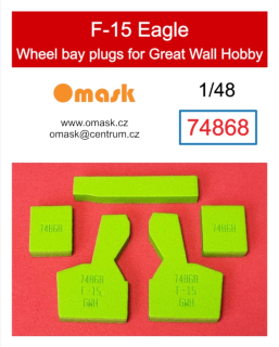 74868 1/48 F-15 Eagle wheel bay plugs (for GWH)