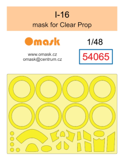 54065 1/48 I-16 mask (for Clear Prop)
