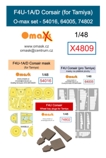 X4809 1/48 F4U-1A/D Corsair O-max set (for Tamiya)