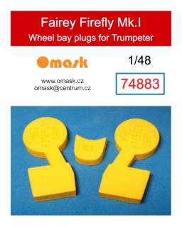 74883 1/48 Fairey Firefly Mk.I wheel bay plugs (for Trumpeter)