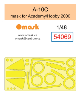 54069 1/48 A-10C mask (for Academy/Hobby 2000)