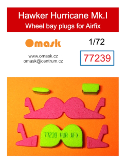 77239 1/72 Hawker Hurricane Mk.I wheel bay plugs (for Airfix)
