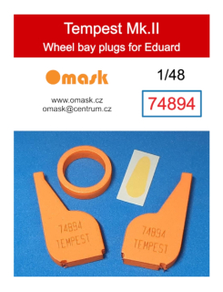 74894 1/48 Tempest Mk.II wheelbay plugs (for Eduard)