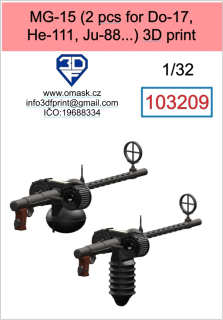 103209 1/32 MG-15 (2 pcs for Do-17, He-111, Ju-88...)