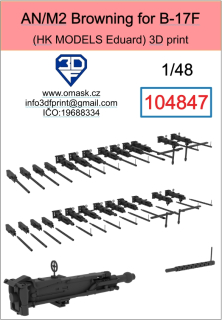 104847 1/48 Guns AN/M2 for B-17F