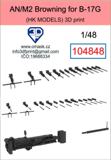 104848 1/48 Guns AN/M2 for B-17G