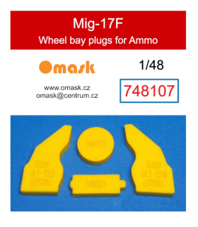 748107 1/48 Mig-17F wheel bay plugs (for Ammo)