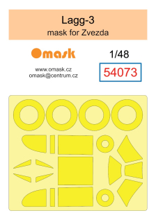 54073 1/48 Lagg-3 mask (for Zvezda)