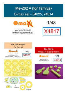X4817 1/48 Me-262 A O-max set (for Tamiya)