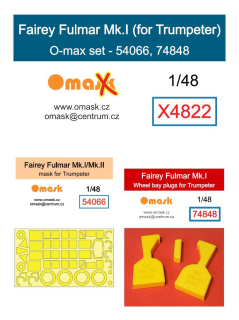 X4822 1/48 Fairey Fulmar Mk.I O-max set (for Trumpeter)