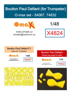 X4824 1/48 Boulton Paul Defiant O-max set (for Trumpeter)