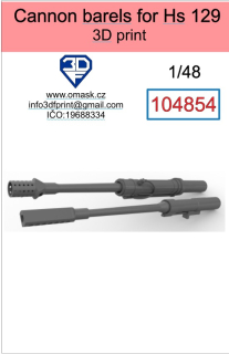 104854 1/48 Cannon barrels for Hs 129