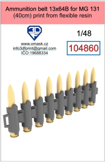 104860 1/48 Ammunition belt 13X64b for MG 131