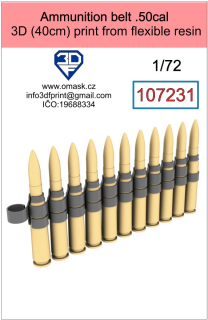 107231 1/72 Ammunition belt .50cal