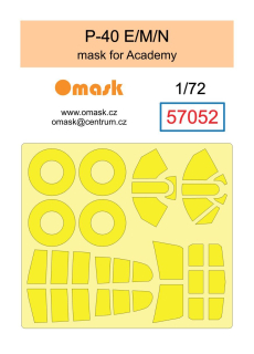 57052 1/72 P-40 E/M/N mask (for Academy)
