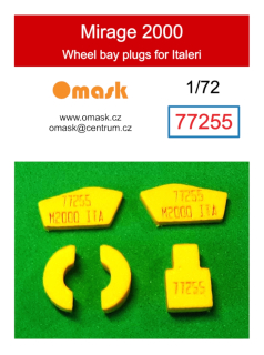 77255 1/72 Mirage 2000 wheel bay plugs (for Italeri)